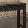 18th Century English Rustic Gothic Style Oak Console ~ Sofa Table