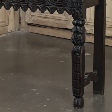 18th Century English Rustic Gothic Style Oak Console ~ Sofa Table