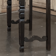 18th Century English Rustic Gothic Style Oak Console ~ Sofa Table