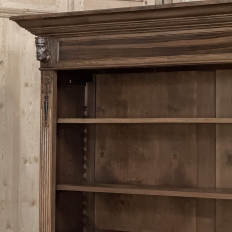 19th Century Dutch Renaissance Revival Oak Open Bookcase