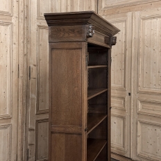 19th Century Dutch Renaissance Revival Oak Open Bookcase