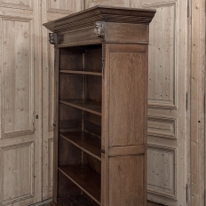 19th Century Dutch Renaissance Revival Oak Open Bookcase