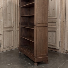 19th Century Dutch Renaissance Revival Oak Open Bookcase