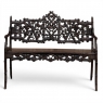 19th Century French Black Forest Carved Oak Hall Bench