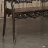 19th Century French Black Forest Carved Oak Hall Bench