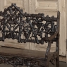 19th Century French Black Forest Carved Oak Hall Bench