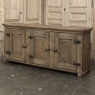 18th Century Dutch Rustic Oak Buffet ~ Credenza with Wrought Iron