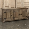 18th Century Dutch Rustic Oak Buffet ~ Credenza with Wrought Iron