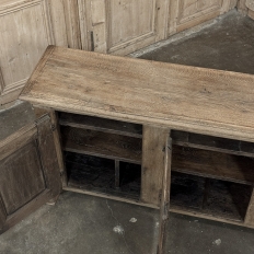 18th Century Dutch Rustic Oak Buffet ~ Credenza with Wrought Iron
