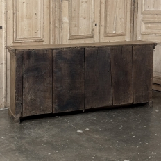 18th Century Dutch Rustic Oak Buffet ~ Credenza with Wrought Iron