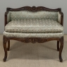 19th Century French Louis XV Walnut Vanity Armchair