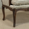 19th Century French Louis XV Walnut Vanity Armchair