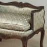 19th Century French Louis XV Walnut Vanity Armchair