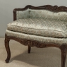 19th Century French Louis XV Walnut Vanity Armchair