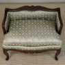 19th Century French Louis XV Walnut Vanity Armchair