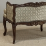 19th Century French Louis XV Walnut Vanity Armchair