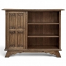 Vintage Dutch Gothic Revival Oak Barrister's Bookcase