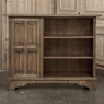 Vintage Dutch Gothic Revival Oak Barrister's Bookcase
