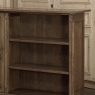 Vintage Dutch Gothic Revival Oak Barrister's Bookcase