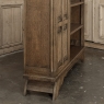 Vintage Dutch Gothic Revival Oak Barrister's Bookcase