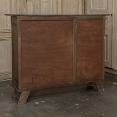 Vintage Dutch Gothic Revival Oak Barrister's Bookcase