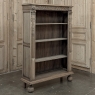 19th Century Renaissance Revival Stripped Oak Open Bookcase