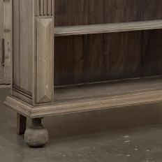 19th Century Renaissance Revival Stripped Oak Open Bookcase