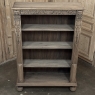 19th Century Renaissance Revival Stripped Oak Open Bookcase