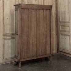 19th Century Renaissance Revival Stripped Oak Open Bookcase
