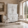 18th Century Country French Painted Buffet a Deux Corps
