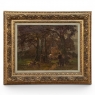 19th Century Belgian Landscape 'Autumn Village' by Victor de Buck (1855-1914)