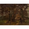 19th Century Belgian Landscape 'Autumn Village' by Victor de Buck (1855-1914)