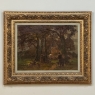19th Century Belgian Landscape 'Autumn Village' by Victor de Buck (1855-1914)