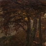 19th Century Belgian Landscape 'Autumn Village' by Victor de Buck (1855-1914)