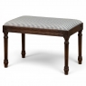 Antique French Louis XVI Style Walnut Vanity Stool ~ Piano Bench