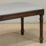 Antique French Louis XVI Style Walnut Vanity Stool ~ Piano Bench