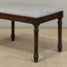 Antique French Louis XVI Style Walnut Vanity Stool ~ Piano Bench
