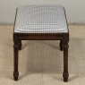Antique French Louis XVI Style Walnut Vanity Stool ~ Piano Bench