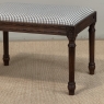 Antique French Louis XVI Style Walnut Vanity Stool ~ Piano Bench