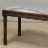 Antique French Louis XVI Style Walnut Vanity Stool ~ Piano Bench