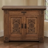Vintage Neo-Gothic Oak Petite Cabinet