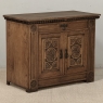 Vintage Neo-Gothic Oak Petite Cabinet