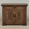 Vintage Neo-Gothic Oak Petite Cabinet