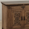 Vintage Neo-Gothic Oak Petite Cabinet
