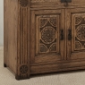 Vintage Neo-Gothic Oak Petite Cabinet