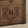 Vintage Neo-Gothic Oak Petite Cabinet