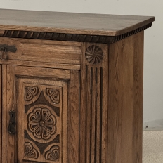 Vintage Neo-Gothic Oak Petite Cabinet