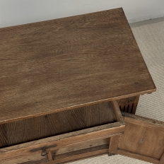 Vintage Neo-Gothic Oak Petite Cabinet