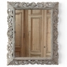 Antique French Renaissance Hand-Carved Ceruse Oak Mirror