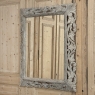 Antique French Renaissance Hand-Carved Ceruse Oak Mirror